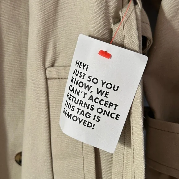 ASOS Cotton Oversized Trench Coat - Picture 10 of 10